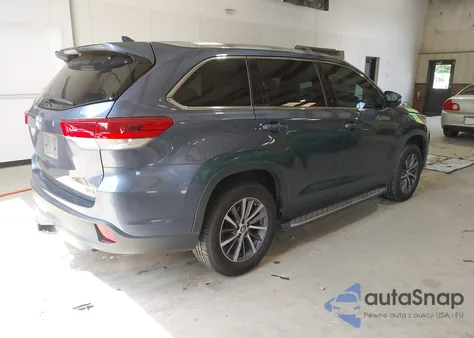 2019 Toyota Highlander Xle z USA, uszkodzony, nr VIN 5TDKZRFHXKS331166